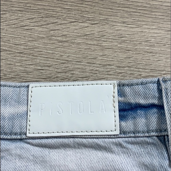 Pistola Winston High-Rise Cutoff Denim Shorts in Fast Lane - Picture 6 of 11